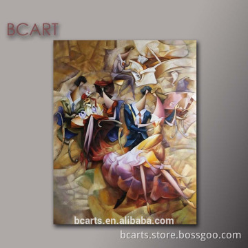 Hot selling modern abstract figurative fine art painting by 100% handpainted